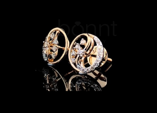 The Celestial Swirl | D-Color VVS Moissanite Galaxy Studs