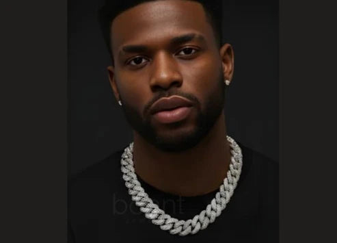 Iced Moissanite Cuban Chain – D Color VVS | Hip Hop Luxury Necklace