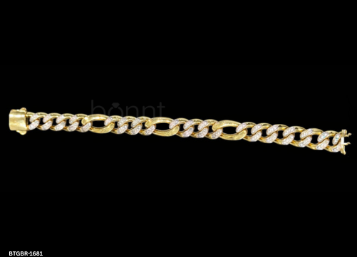 Men’s Moissanite Diamond Cuban Bracelet – D Color, VVS Clarity | Bold Brilliance