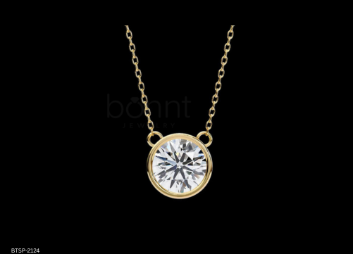 Brilliant Lab-Grown Diamond Solitaire Pendant in Modern Bezel Setting for Timeless Minimalist Elegance and Sophistication