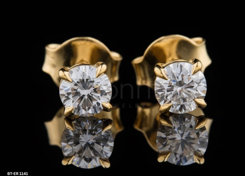 Unspoken Luxury Classic Lab-Grown Solitaire Earrings