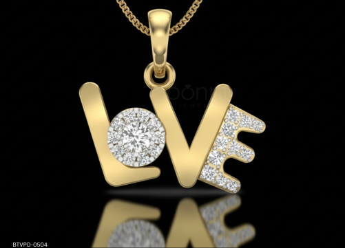 "Written in the Stars" LOVE Lab-Grown Pendant