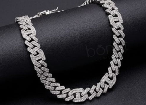 BONNT Lab Grown Diamond Cuban Link Chain – EF Color VVS/VS Diamonds | Hip Hop Luxury Necklace