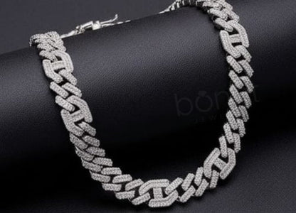 BONNT Lab Grown Diamond Cuban Link Chain – EF Color VVS/VS Diamonds | Hip Hop Luxury Necklace