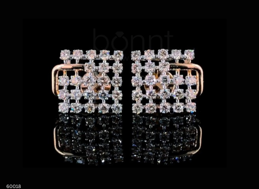 Eternal Radiance Lab-Grown Diamond Grid Earrings | EF Color, VVS–VS Clarity
