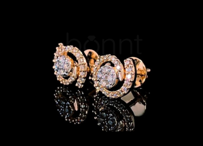 Eternal Bloom Lab-Grown Diamond Stud Earrings | EF Color • VVS/VS Clarity • Ideal Cut