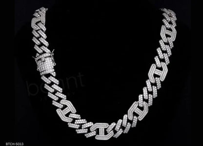 BONNT Lab Grown Diamond Cuban Link Chain – EF Color VVS/VS Diamonds | Hip Hop Luxury Necklace