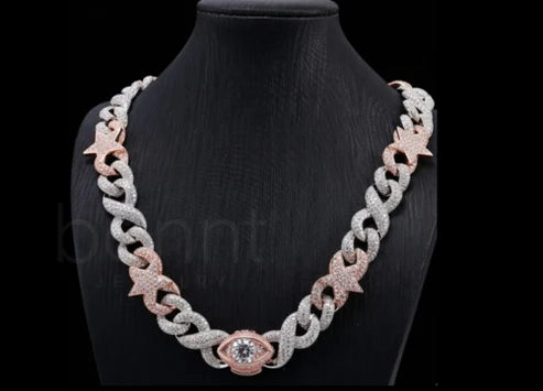 Bonnt Iced Cuban Link Chain – Lab Grown Diamond Hip Hop Necklace (EF Color, VVS/VS, Ideal Cut)