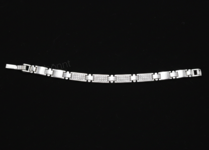 Men’s Lab-Grown Diamond Link Bracelet – EF Color, VVS/VS Clarity | Luxury Gold & Silver Bracelet