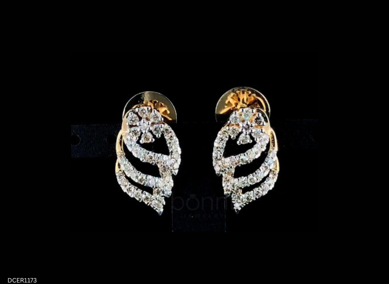 Eternal Bloom Lab-Grown Diamond Earrings | EF Color • VVS–VS Clarity • Ideal Cut