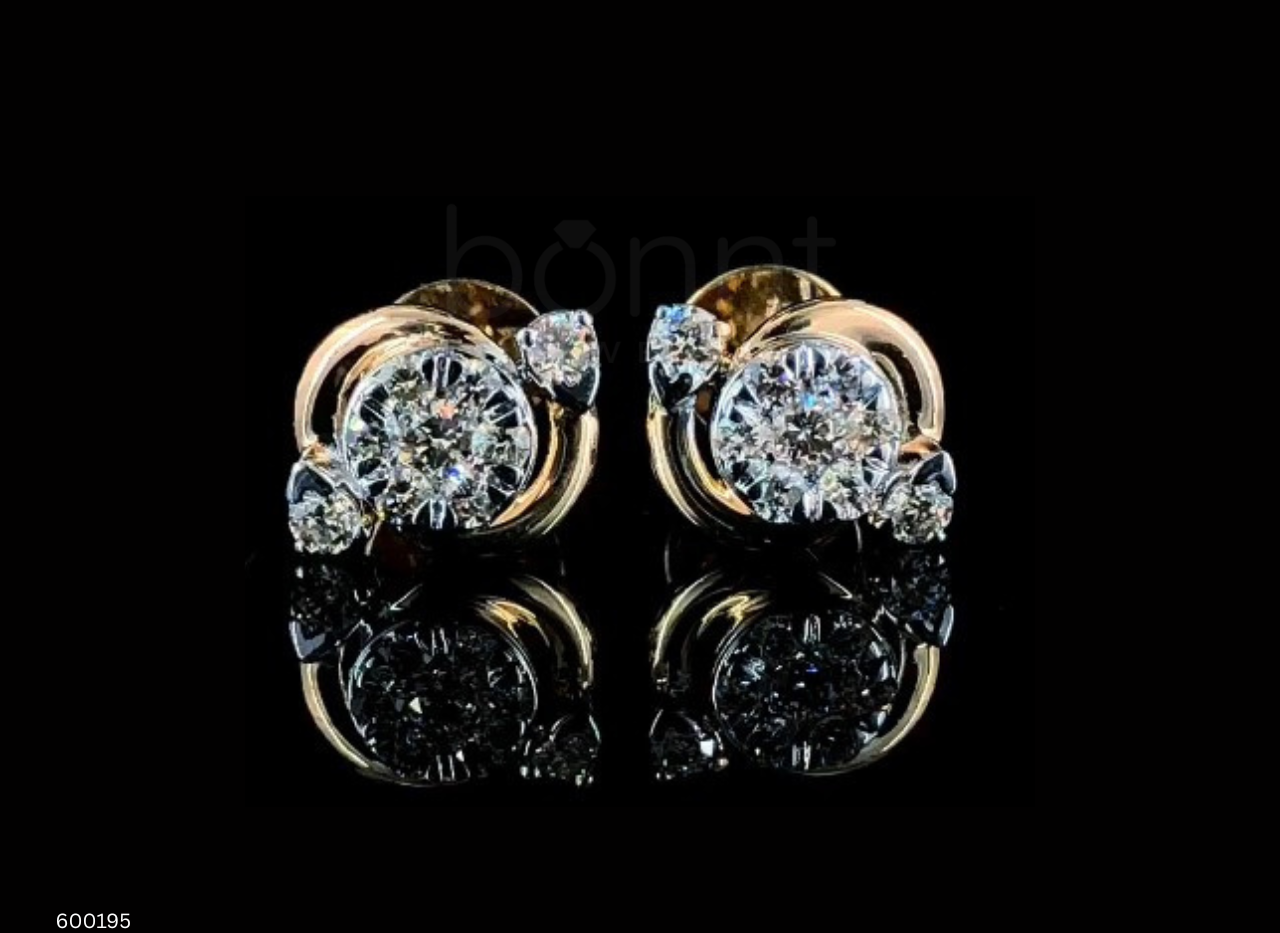 D Color Moissanite  Stud Earrings | Timeless Sparkle