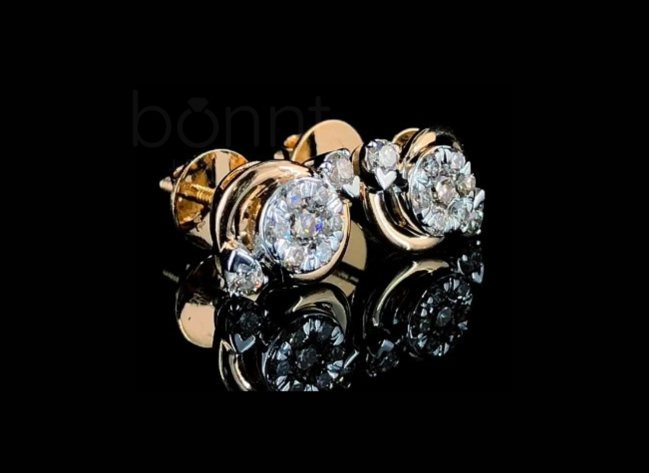 D Color Moissanite  Stud Earrings | Timeless Sparkle