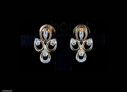 Eternal Bloom Moissanite Diamond Earrings – D Color VVS Brilliance