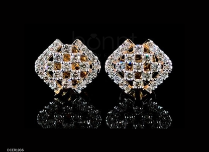 Luxury Lab-Grown Diamond Stud Earrings | EF Color • VVS–VS Clarity • Ideal Cut Brilliance