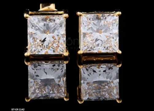 Timeless Power Solitaire Lab-Grown Studs