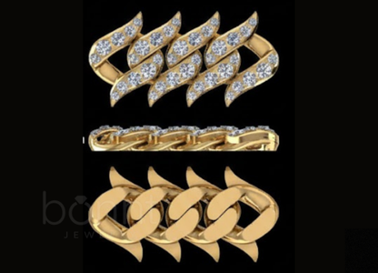 Statement Cuban Bracelet with Premium VVS Moissanite