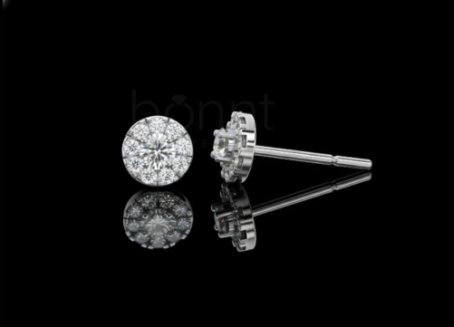Exquisite Floral Cluster Moissanite Diamond Earrings for Timeless Elegance and Brilliant Sophistication