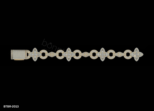 Premium Hip Hop Cuban Bracelet | Lab-Grown Diamond Iced EF Color, VVS–VS Clarity