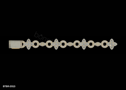 Premium Hip Hop Cuban Bracelet | Lab-Grown Diamond Iced EF Color, VVS–VS Clarity