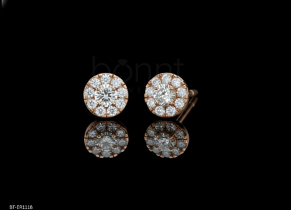 Exquisite Floral Cluster Lab Grown Diamond Earrings for Timeless Elegance and Brilliant Sophistication