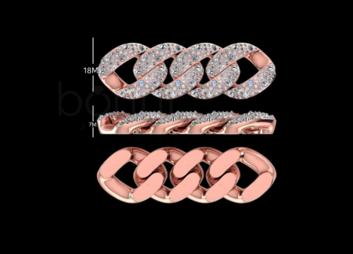 Iced-Out Lab-Grown Diamond Cuban Link Bracelet – Luxury Statement Jewelry