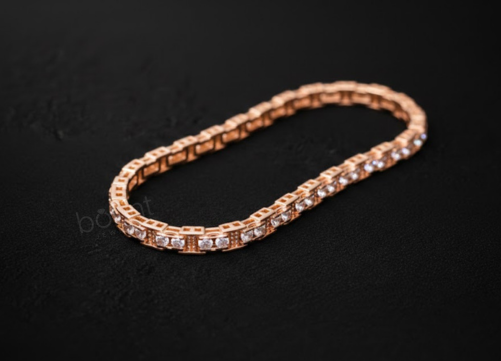 Men’s Moissanite Diamond Bracelet – D Color, VVS Clarity | Brilliant Luxury