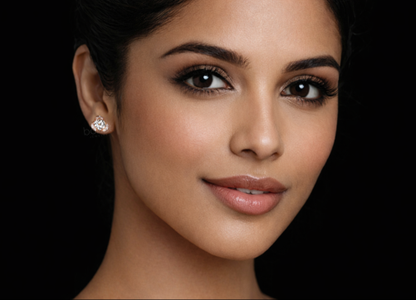 Trillion Bloom Lab-Grown Diamond Stud Earrings | EF Color • VVS–VS Clarity • Ideal Cut