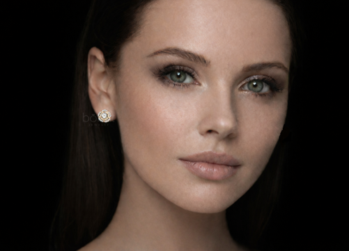 Floral Halo Lab-Grown Diamond Stud Earrings | EF Color • VVS/VS Clarity • Ideal Cut