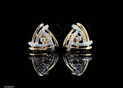 Eternal Trinity Moissanite Diamond Earrings | D Color • VVS Clarity • Ideal Cut