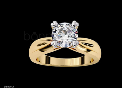 Classic Round Solitaire Ring in Lab-Grown Diamond (EF Color, VVS/VS Clarity)
