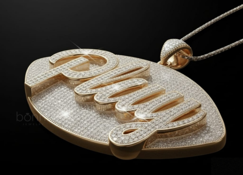 “Play” Iced Hip-Hop Pendant – D Color VVS Moissanite Luxury | Bonnt