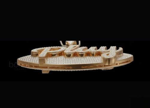 “Play” Iced Hip-Hop Pendant – D Color VVS Moissanite Luxury | Bonnt