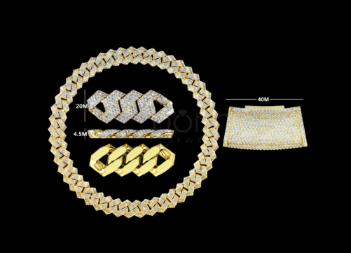 Iced Moissanite Cuban Link Chain – D Color VVS | Hip Hop Luxury Statement Necklace