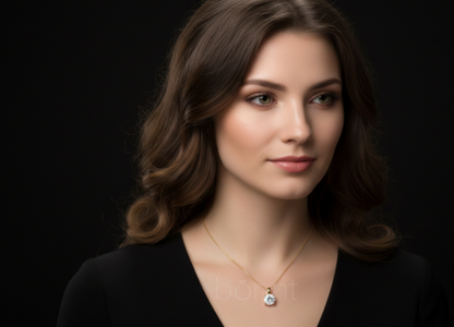 Timeless Everyday Elegance Round Solitaire Pendant in Lab-Grown Diamond | EF Color • VVS/VS Clarity