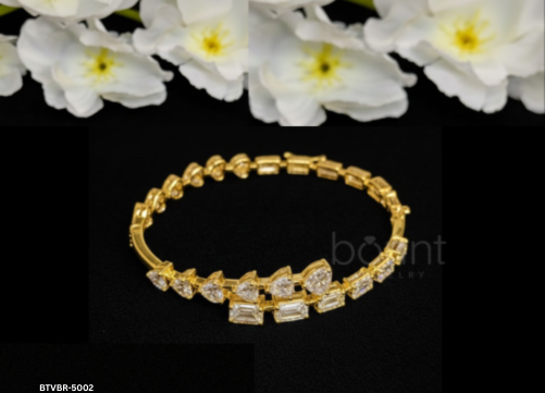 Eternal Love Moissanite Bracelet – D Color • VVS Clarity • Ideal Cut Sparkle | Available in 925 Silver, 10K, 14K & 18K Gold