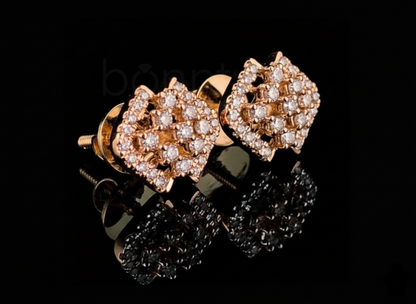 Luxury Lab-Grown Diamond Stud Earrings | EF Color • VVS–VS Clarity • Ideal Cut Brilliance