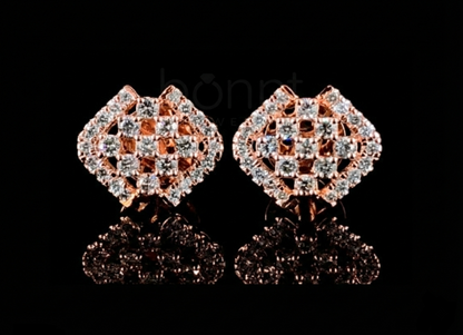 Luxury Lab-Grown Diamond Stud Earrings | EF Color • VVS–VS Clarity • Ideal Cut Brilliance