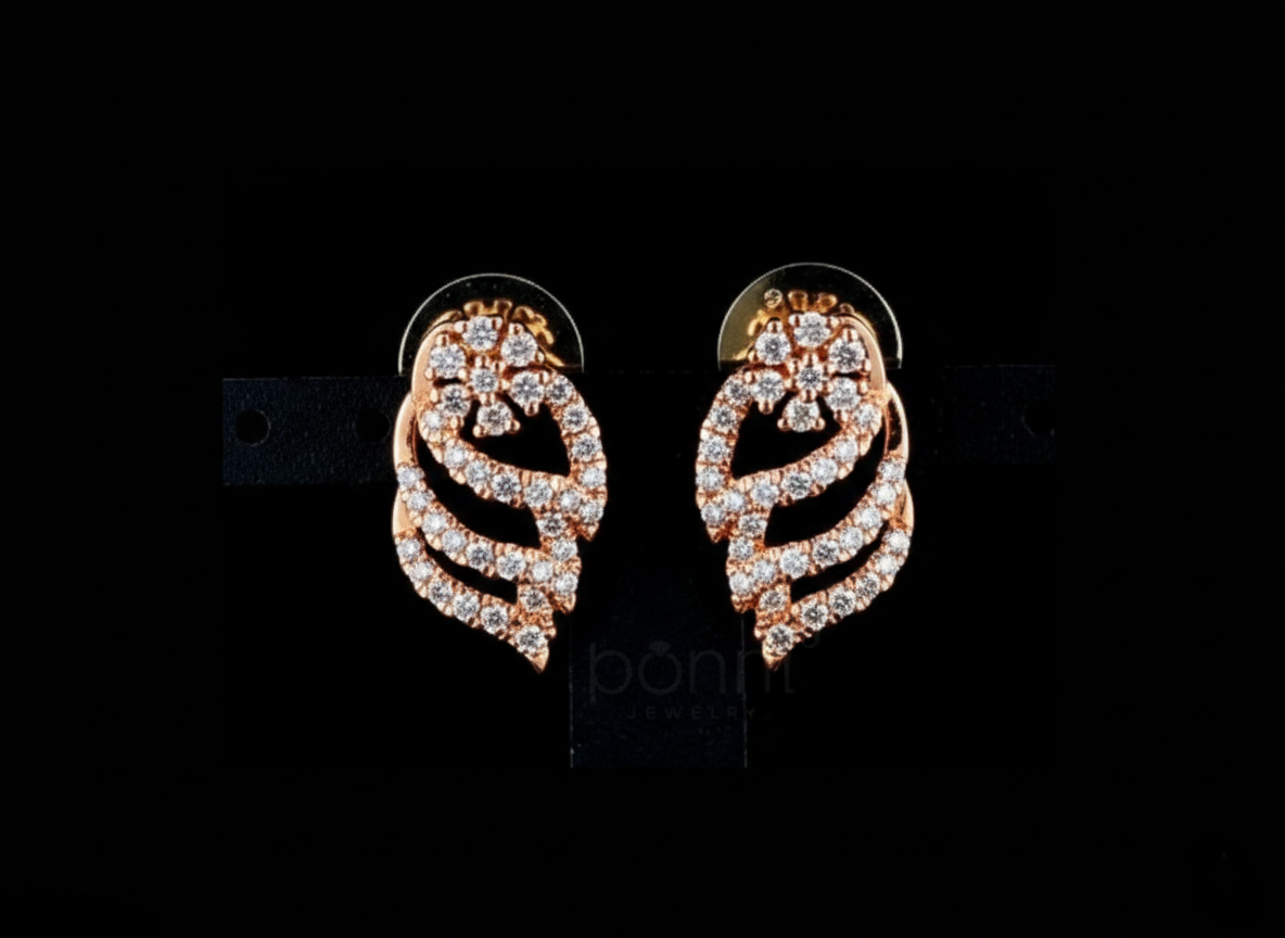 Eternal Bloom Lab-Grown Diamond Earrings | EF Color • VVS–VS Clarity • Ideal Cut