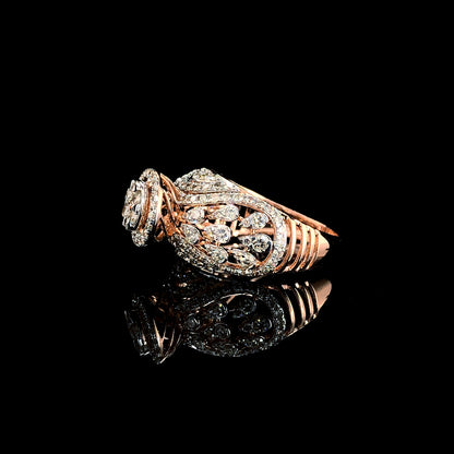 Eternal Bloom Moissanite Solitaire Ring – D Color VVS Clarity | Ideal Cut