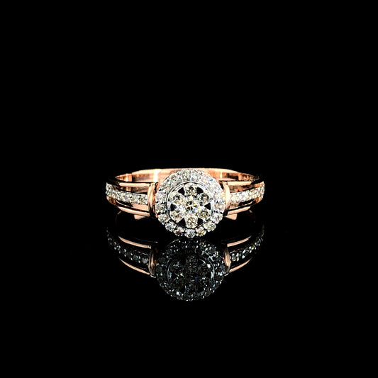 Eternal Halo Lab-Grown Diamond Ring – EF Color, VVS/VS Clarity | Sustainable Luxury