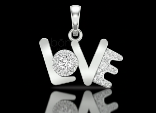 "Written in the Stars" LOVE Lab-Grown Pendant