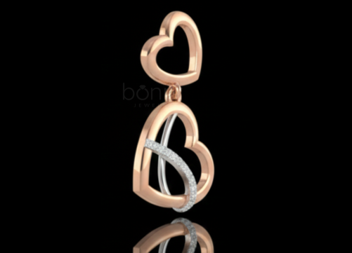 The "Eternal Bond" Double Heart Lab-Grown Pendant