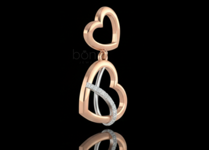The "Eternal Bond" Double Heart Lab-Grown Pendant