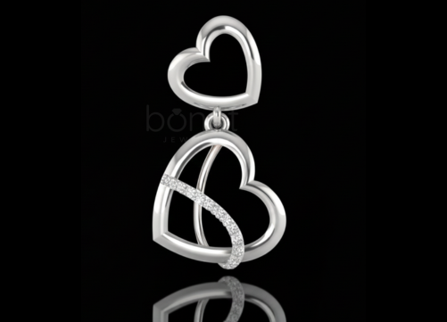 The "Eternal Bond" Double Heart Lab-Grown Pendant