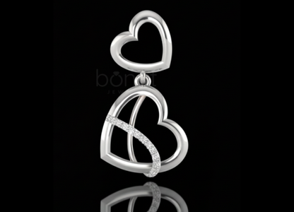 The "Eternal Bond" Double Heart Lab-Grown Pendant