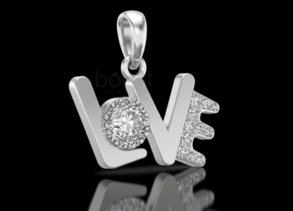 "Written in the Stars" LOVE Lab-Grown Pendant