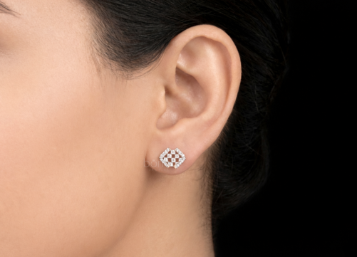 Luxury Lab-Grown Diamond Stud Earrings | EF Color • VVS–VS Clarity • Ideal Cut Brilliance