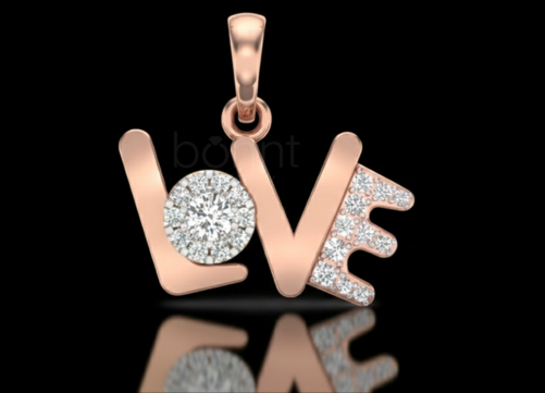 "Written in the Stars" LOVE Lab-Grown Pendant