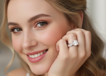 Classic Round Solitaire Ring in Lab-Grown Diamond (EF Color, VVS/VS Clarity)