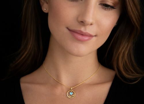 The "Pulse of Love" Lab-Grown Heartbeat Pendant